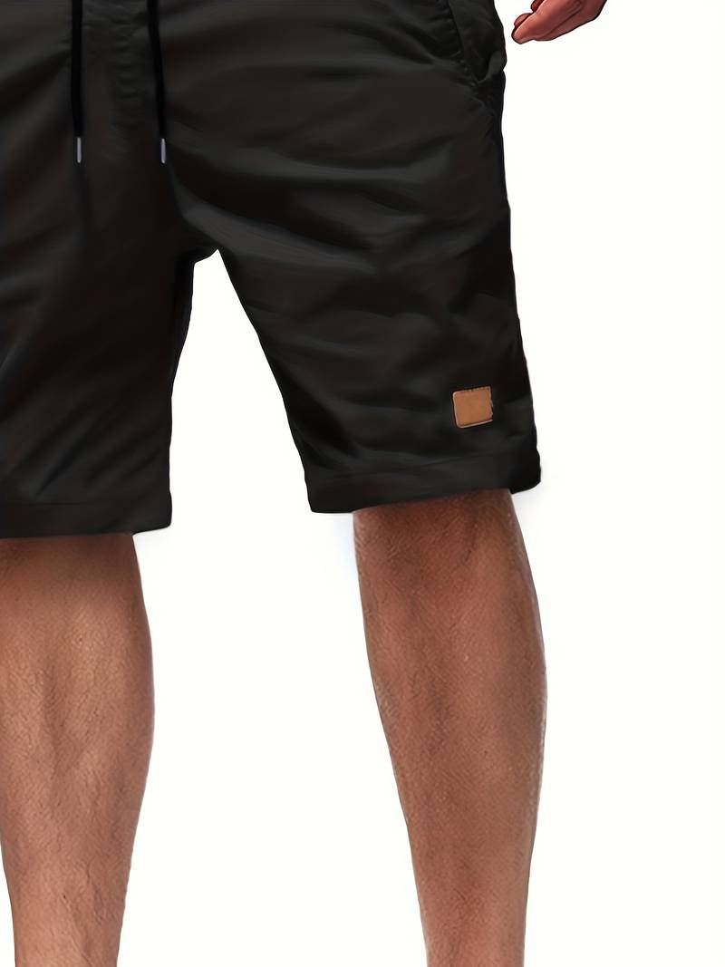 Nicholas – shorts mit kordelzug in normaler passform