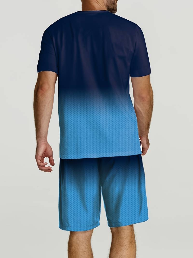 Richard – kurzärmliges t-Shirt mit rundhalsausschnitt und shorts