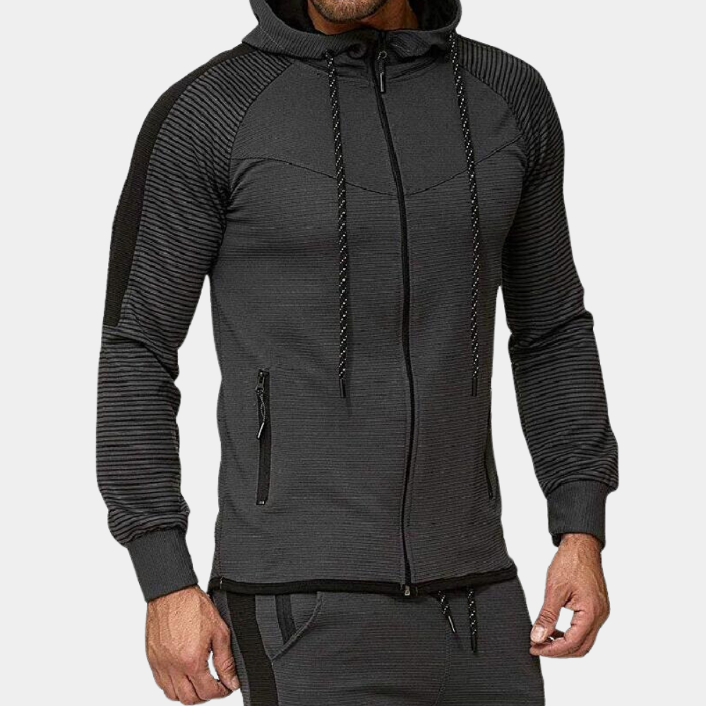 Niko - stylische herrenjacke mit kapuze für einen modernen look