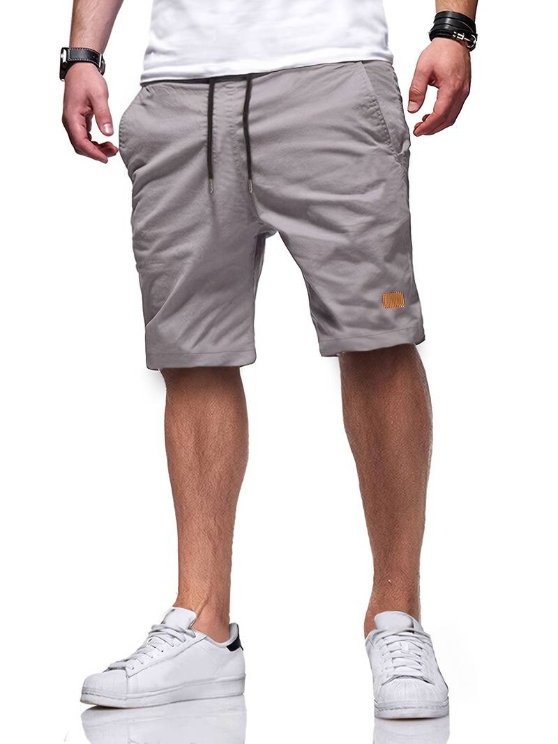 Nicholas – shorts mit kordelzug in normaler passform