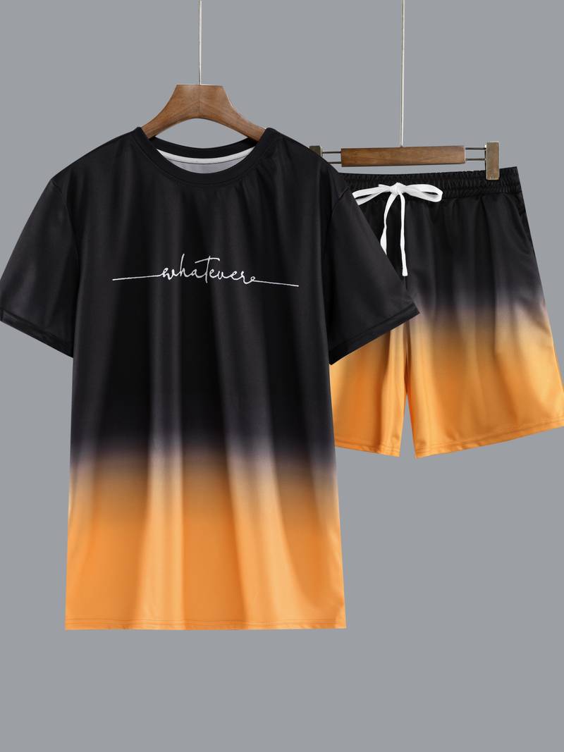 Richard – kurzärmliges t-Shirt mit rundhalsausschnitt und shorts