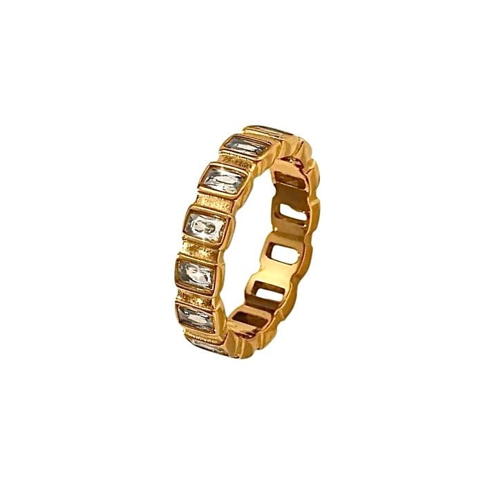 Kristallgold Ring