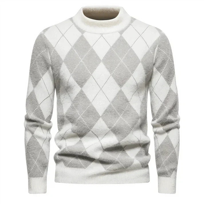 Arvid - gestreifter rollkragenpullover