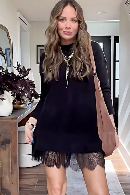 Süßes Spitzenstrickset