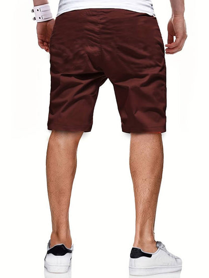 Nicholas – shorts mit kordelzug in normaler passform
