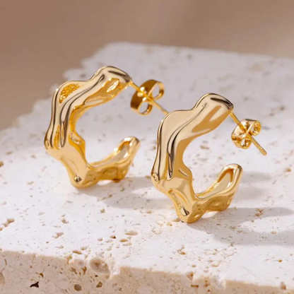 Micara - Molten Gold - Ohrringe