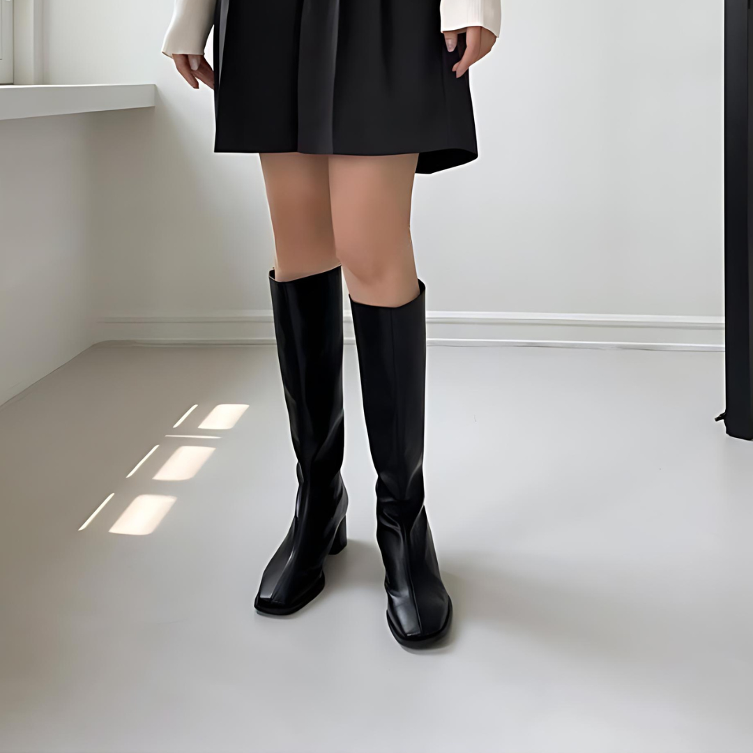 Franziska™ - Kniehohe Stiefel mit Absatz