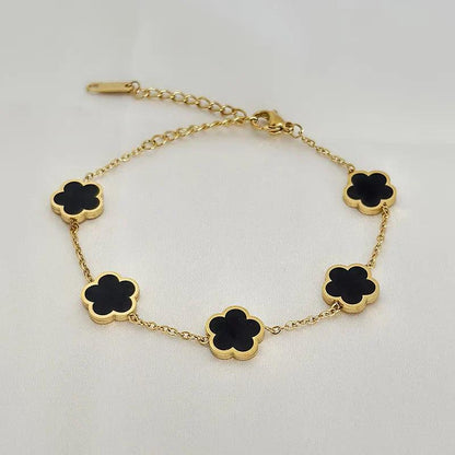 Scarlette | Luxuriöses Kleeblatt-Armband