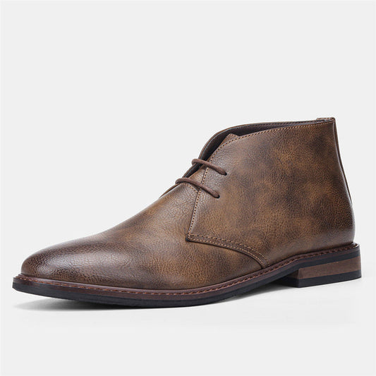 Petr - klassischer desert-stiefel für männer im vintage-stil