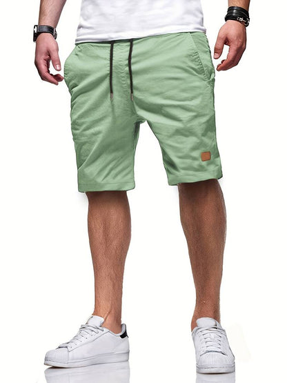 Nicholas – shorts mit kordelzug in normaler passform