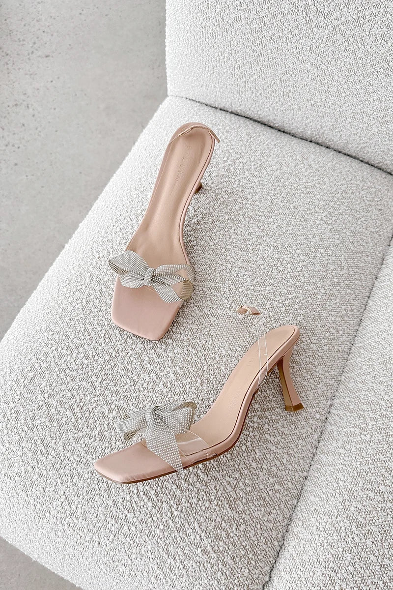 Jasmina Heel - Hautfarben/Transparent