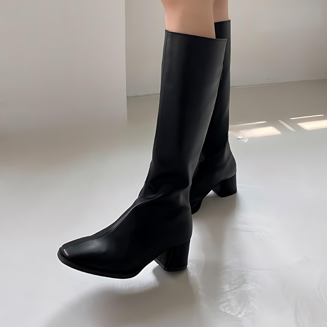 Franziska™ - Kniehohe Stiefel mit Absatz