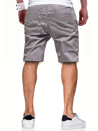 Nicholas – shorts mit kordelzug in normaler passform