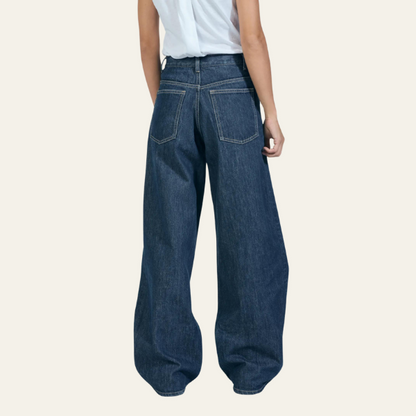 Candice™ - Denim Weitbein-Jeans