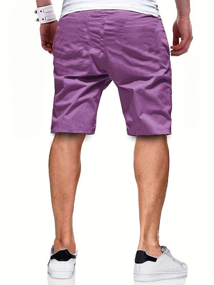 Nicholas – shorts mit kordelzug in normaler passform