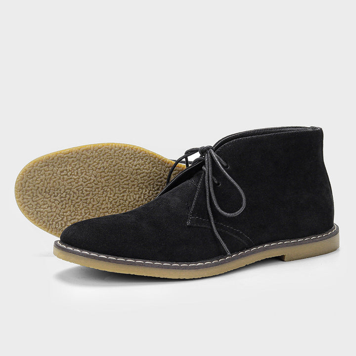 Petr - klassischer desert-stiefel für männer im vintage-stil