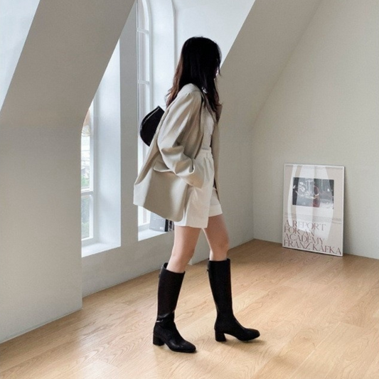 Franziska™ - Kniehohe Stiefel mit Absatz