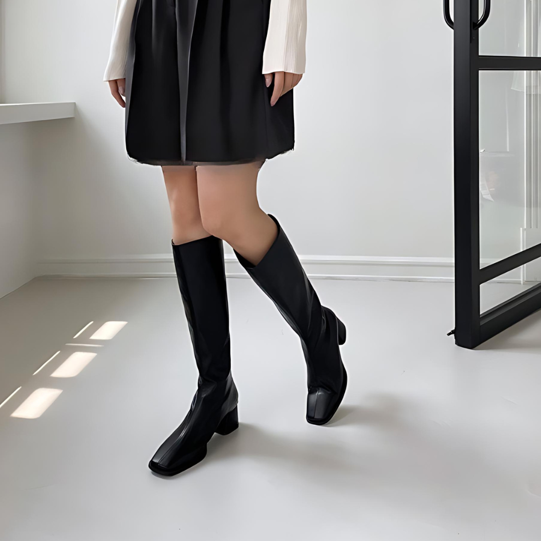Franziska™ - Kniehohe Stiefel mit Absatz