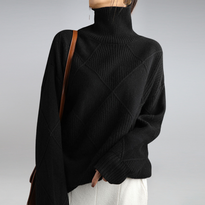 Tami - Kuscheliger Kaschmir Damen Rollkragenpullover