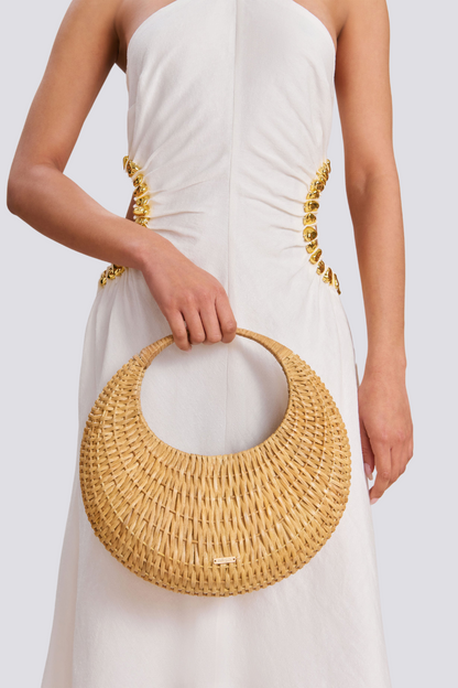 Alison – Gewebte, runde Tasche