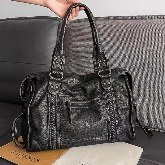 Bellachicha – Vintage-Leder-Umhängetasche für Damen