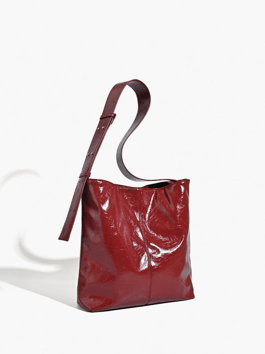 Rote Übergröße Tote Bag
