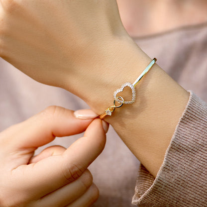 Always in My Heart - Infinity Heart Armband