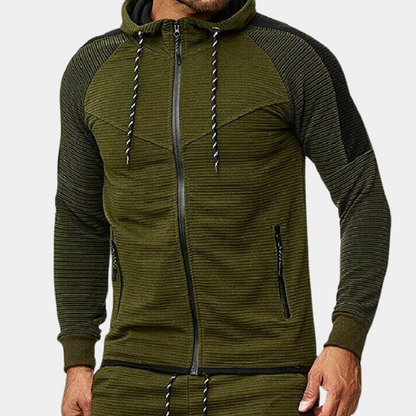 Niko - stylische herrenjacke mit kapuze für einen modernen look