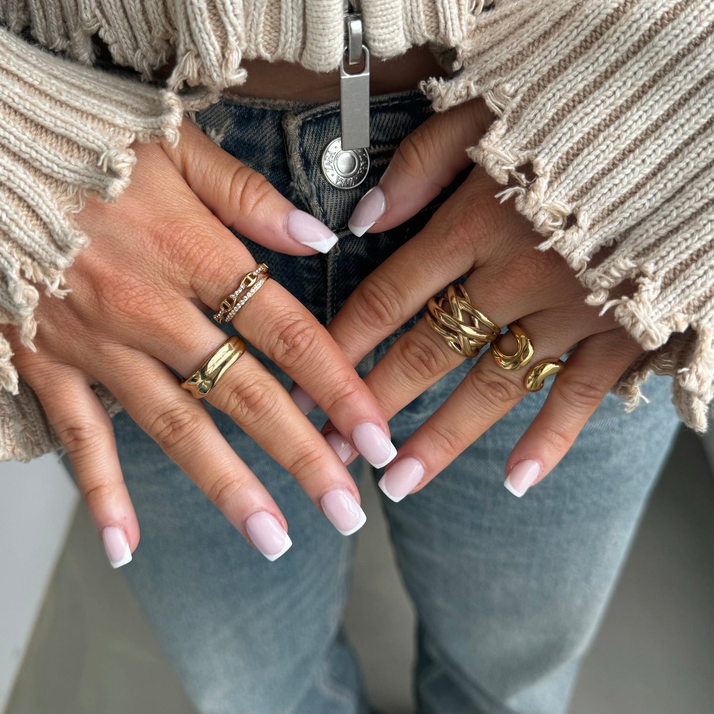 Verflochtener Statement-Ring
