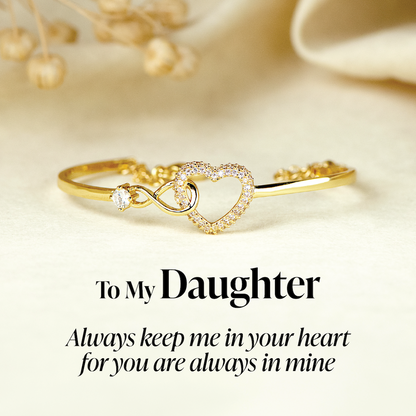 Always in My Heart - Infinity Heart Armband