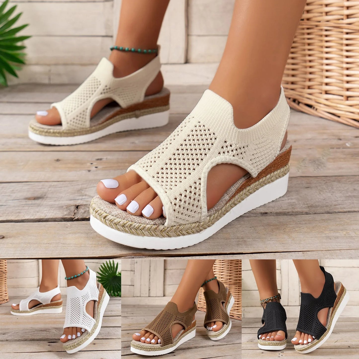 Hannah | Stilvolle und modische Sandalen mit dicker Sohle