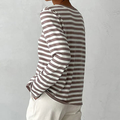 Lucy - Gestreiftes Langarm-Shirt