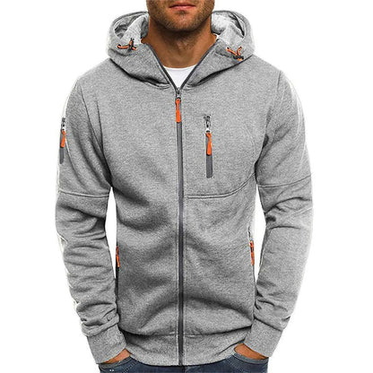 Oliver - stilvolle tech-fleece-jacke für herren