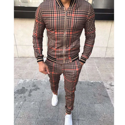 Lässiger Herren Trainingsanzug ( Jacke + Hose)