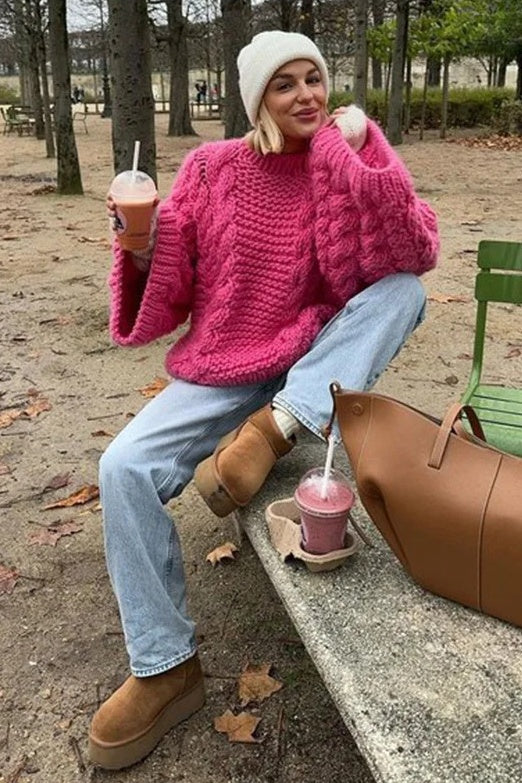 Pullover mit Glockenärmeln