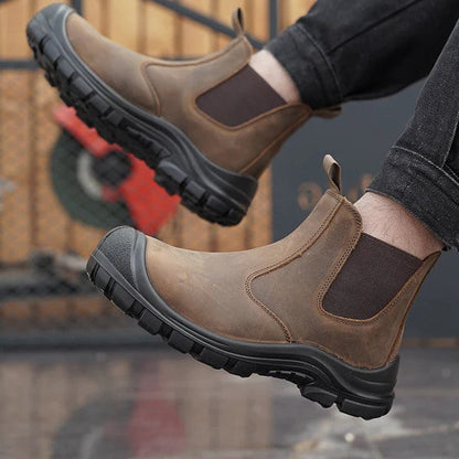 Hochwertige chelsea-stiefel für herren – wasserabweisend und rutschfest