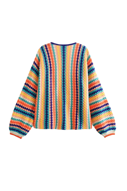 Regenbogen-Cardigan
