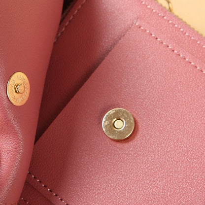 Bellachicha Leder Smartphone Clutch | Damen Handtasche mit Touchscreen-Fenster