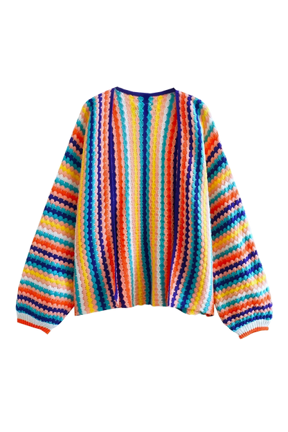 Regenbogen-Cardigan
