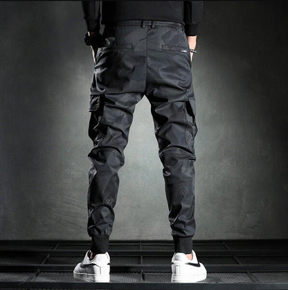 Schwarze slim-fit-chinohose für herren