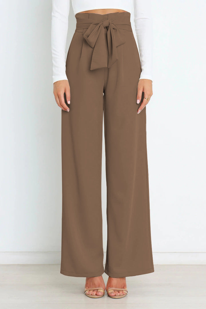 Chantal - Weite Hose - Mit Bindegürtel