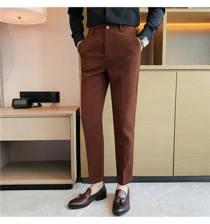 Willem - lässige hose aus waffelstoff