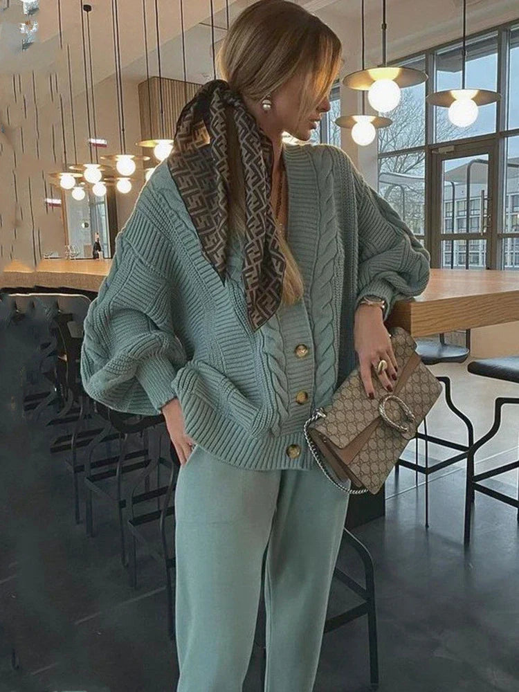 Vila | Elegantes Winter-Strickset für Damen