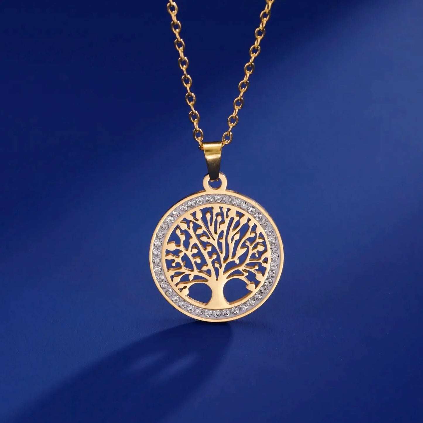 Tree of Life | Runde Anhänger Halskette