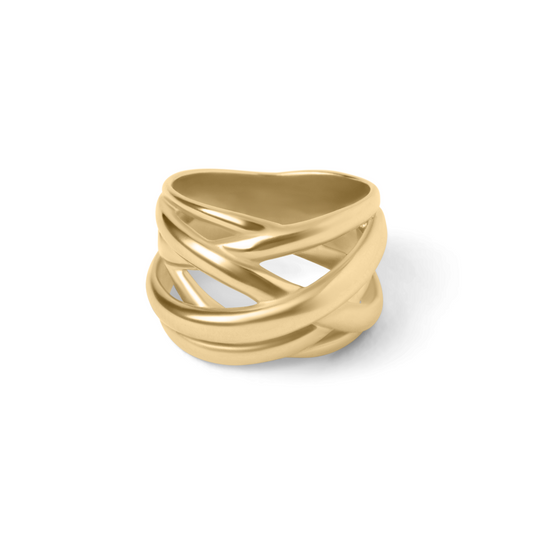 Verflochtener Statement-Ring