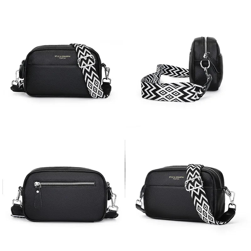 Leder Crossbody Handtasche