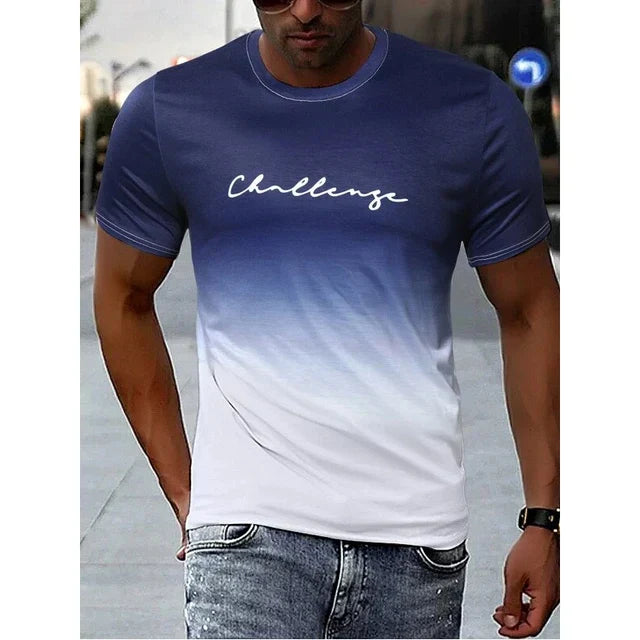 Tate | vintage-t-shirt mit farbverlauf für herren