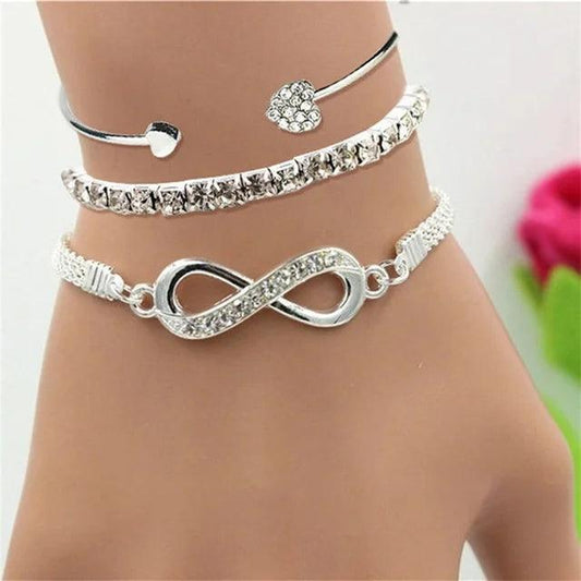 Krystall | Kristall Strass Herz Armbänder