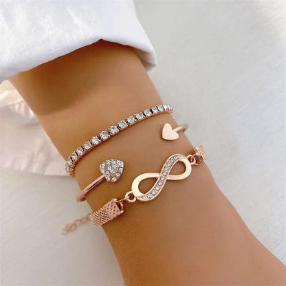 Krystall | Kristall Strass Herz Armbänder