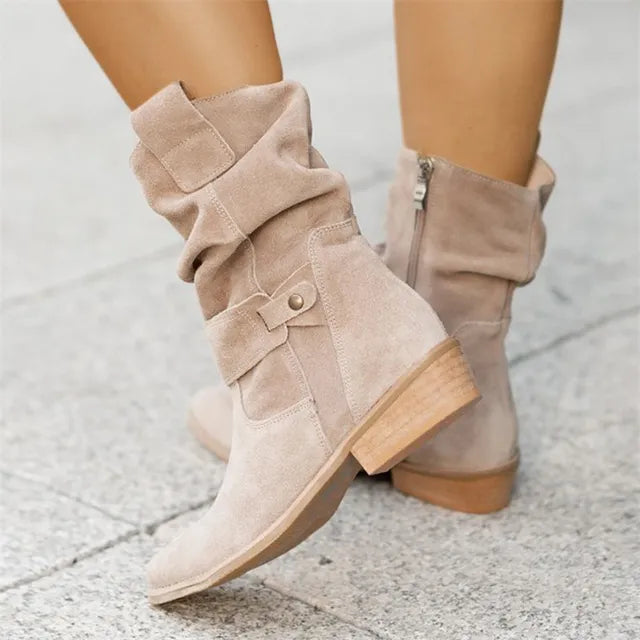 Kesha | Lässige Stiefel mit niedrigen Absätzen